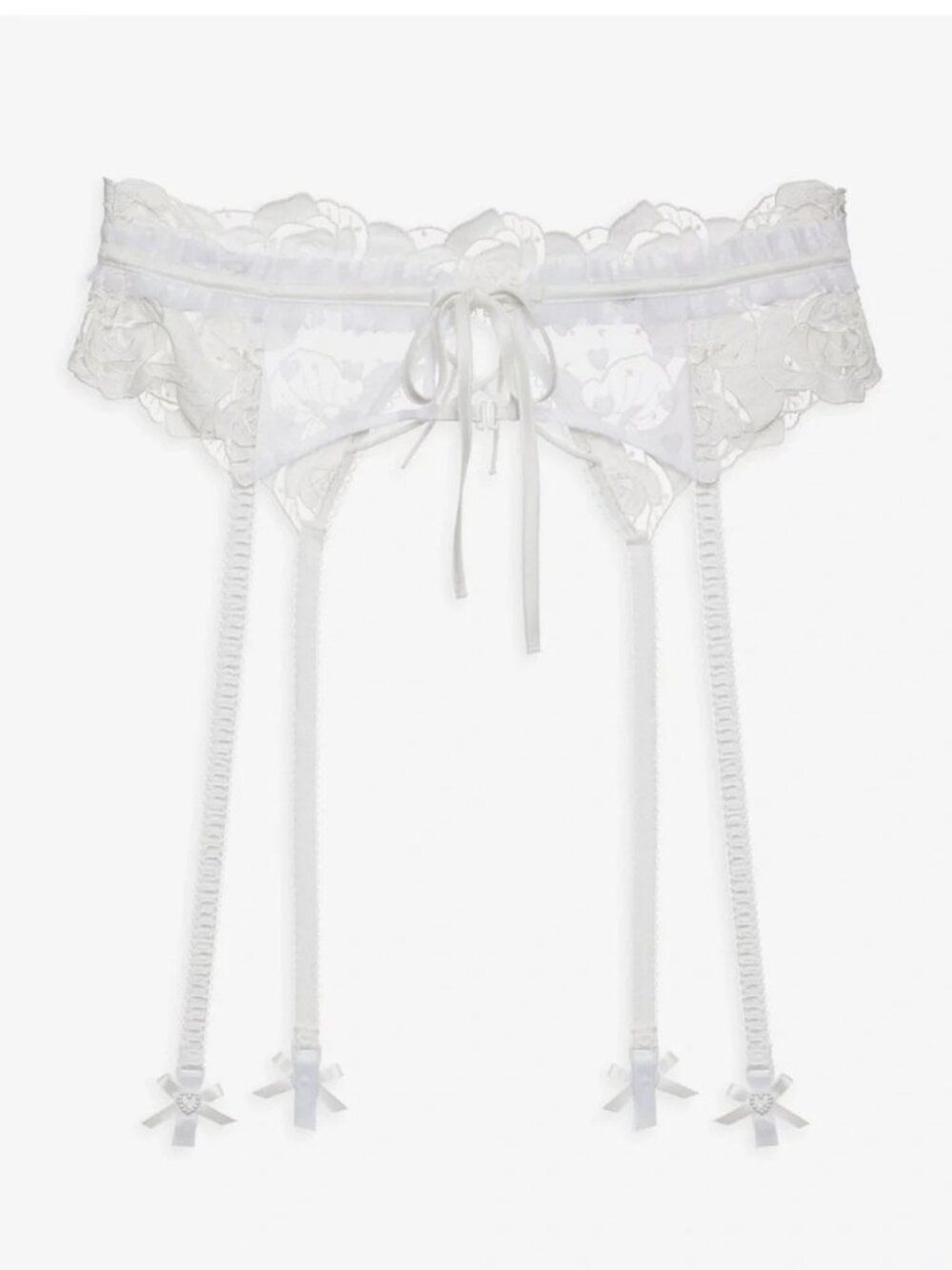 For Love & Lemons Amore Garter Belt | White | S | NWT | Bridal
